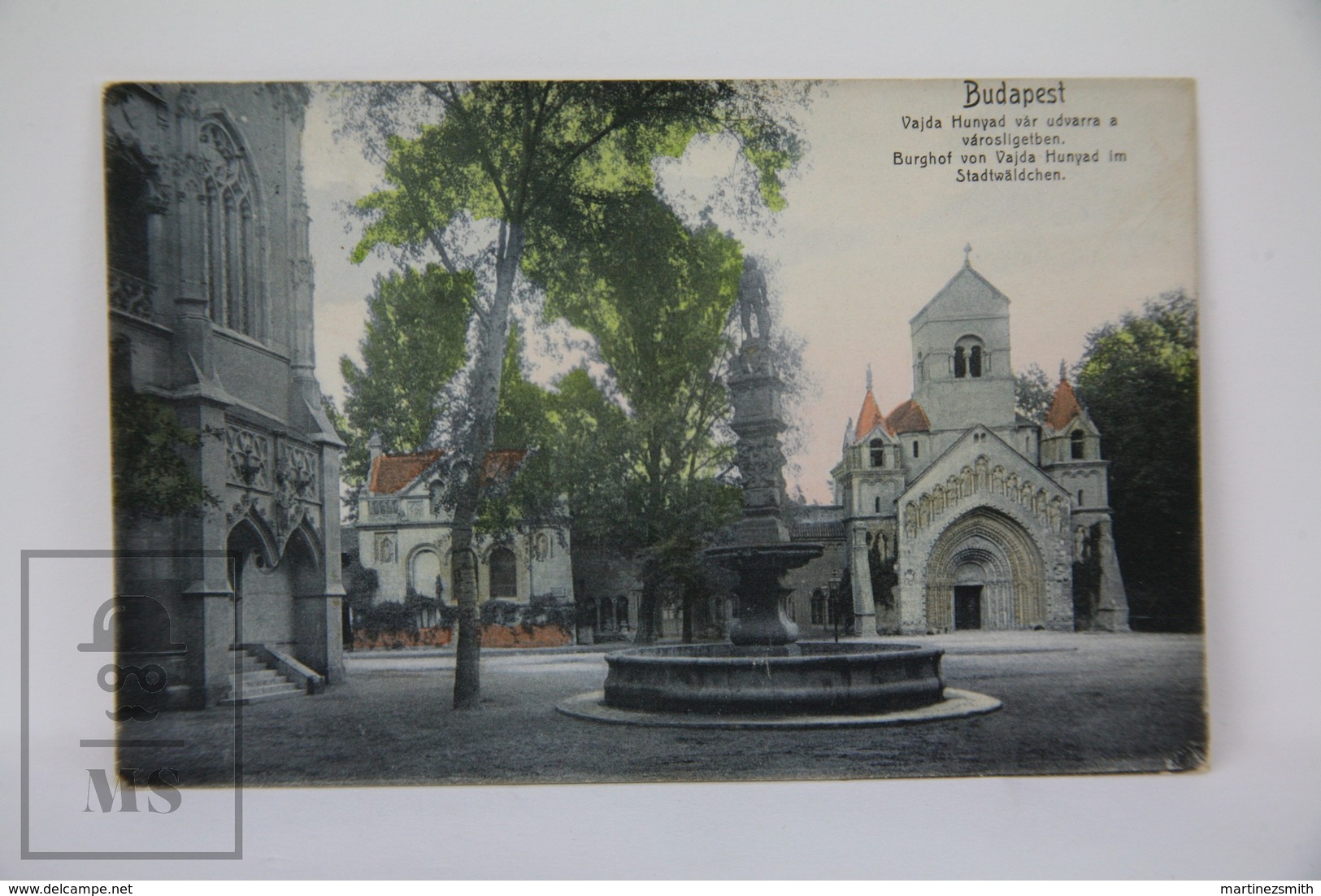 Old Postcard Hungary - Budapest - Burghof Von Vajda Hunyad - Posted 1910 - Hungría