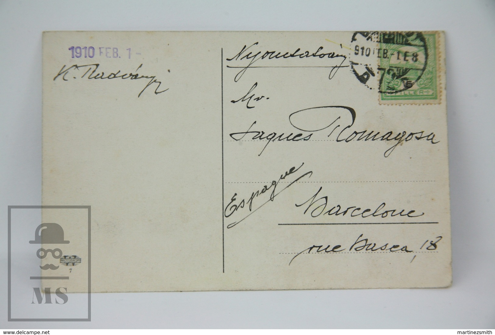 Old Postcard Hungary - Budapest - Burghof Von Vajda Hunyad - Posted 1910 - Hungría