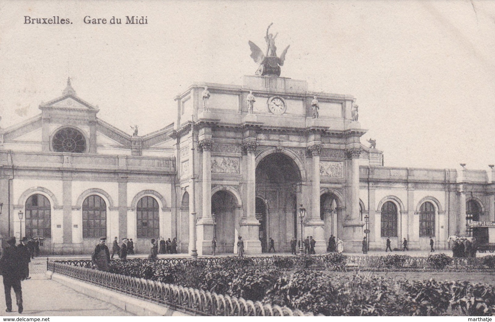 Bruxelles - Gare Du Midi - 1911 ! - Chemins De Fer, Gares
