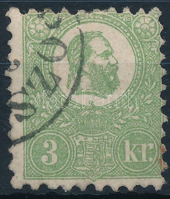 O 1871 Kőnyomat 3kr Jó Minőségű Bélyeg ,,POZS(ONY)' (140.000) Sign: Pfenninger - Autres & Non Classés