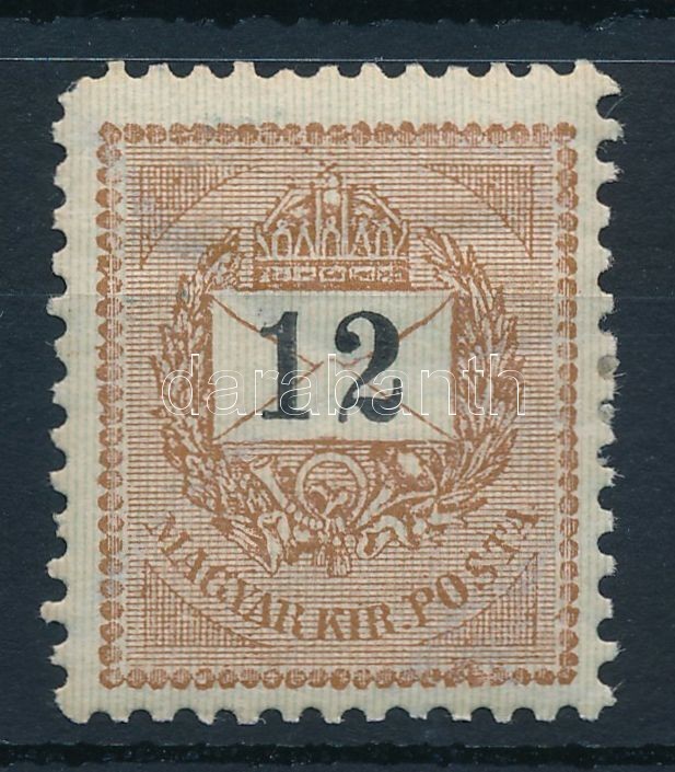 ** 1898 12kr (40.000) (rövid Sarokfog / Sort Corner Perf.) - Altri & Non Classificati