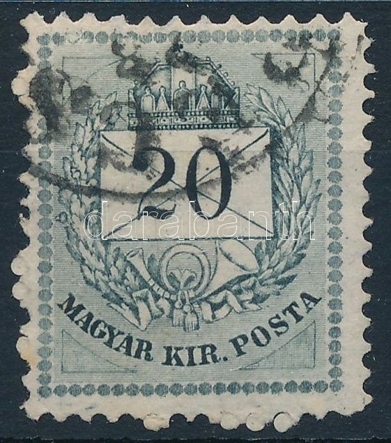 O 1874 20kr 11 1/2:13 Fogazás (30.000) - Altri & Non Classificati