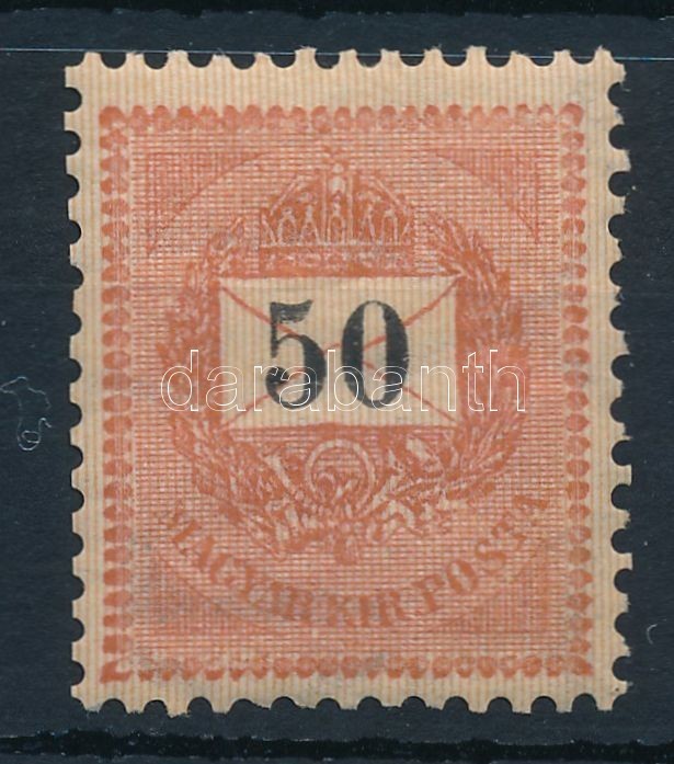 ** 1889 50kr ,,E' (20.000) (ráncok / Creases) - Autres & Non Classés