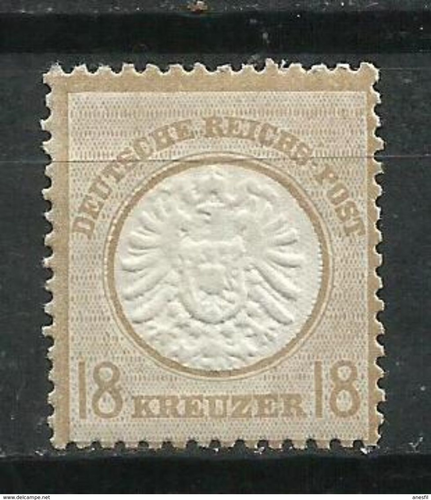 Alemania. Imperio. 1872. Águila En Relieve - Usados