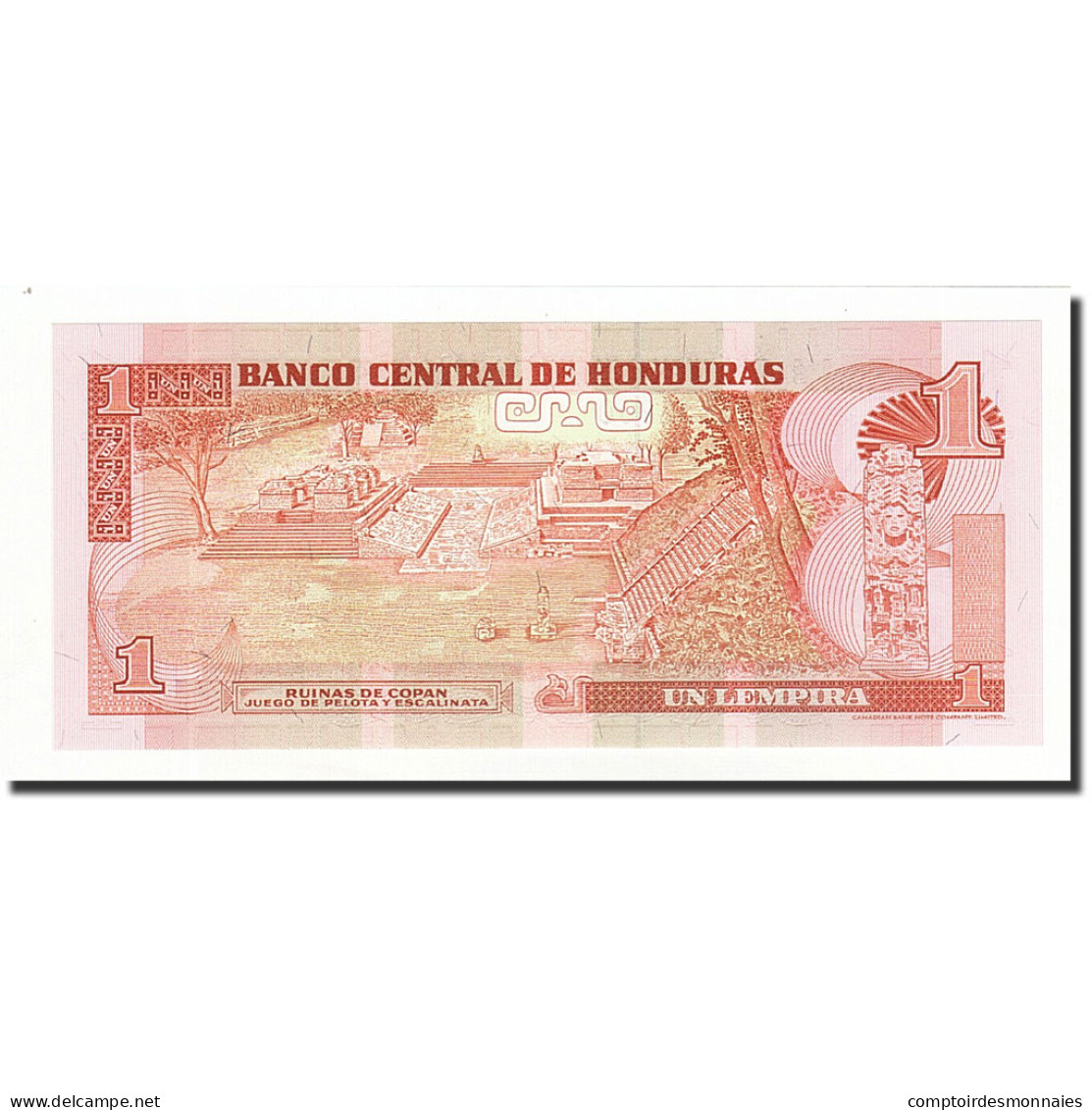 Billet, Honduras, 1 Lempira, 1992-09-10, KM:71, NEUF - Honduras