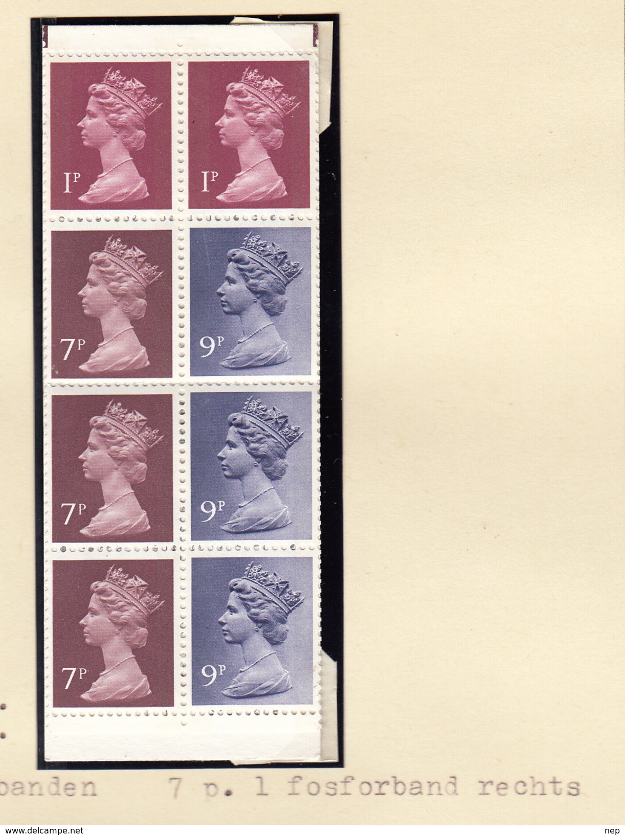 GROOT-BRITTANNIË - Michel - 1971/76 - Nr 562 C + 667 + 696 ( H-Blatt 81) - MNH** - Cuadernillos