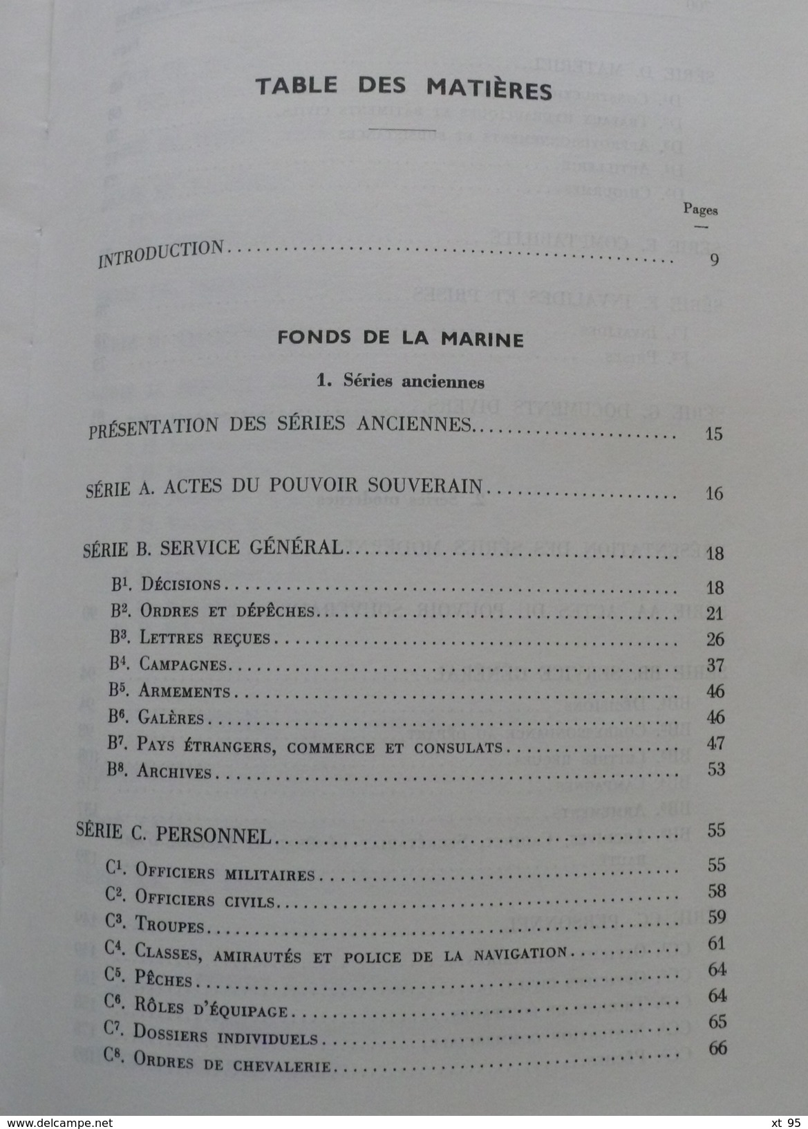 Archives Nationales - Etat Général Des Fonds - TIII - Marine Et Outre-mer - 714 Pages - Port 5€ - Autres & Non Classés