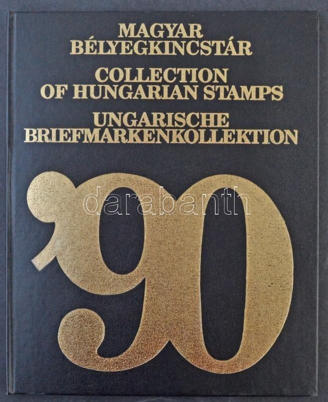 ** 1990 Bélyegkincstár, Benne Hologramos Blokk Piros Sorszámmal (60.000) - Altri & Non Classificati