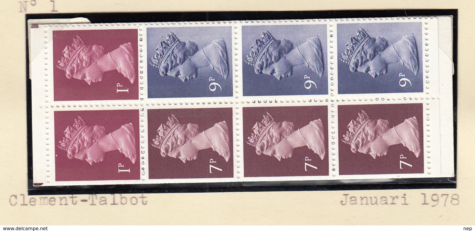 GROOT-BRITTANNIË - Michel - 1971/76 - Nr 562 C + 667 + 696 ( H-Blatt 81) - MNH** - Booklets