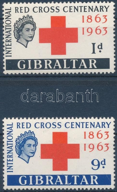 ** 1963 100 éves A Nemzetközi Vöröskereszt Sor Mi 164-165 - Autres & Non Classés