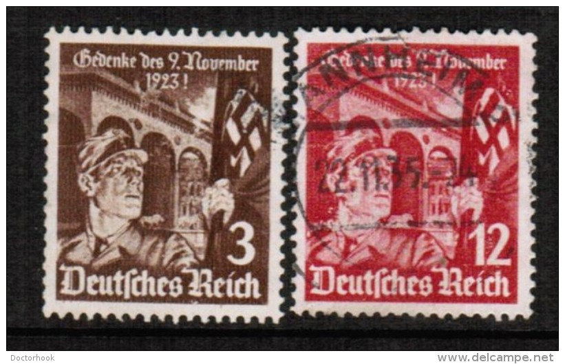 GERMANY  Scott # 467-8 VF USED - Used Stamps