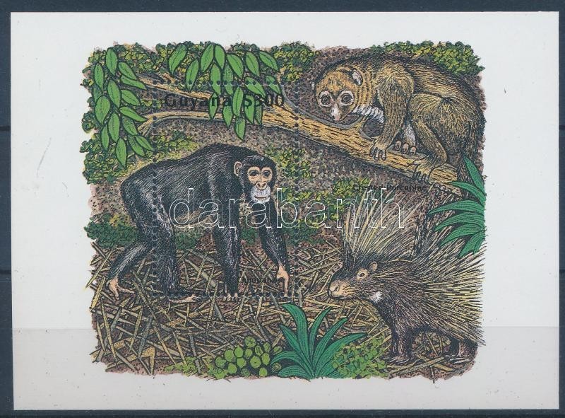 ** 1995 Afrikai állatok, Csimpánz Blokk Mi 480 - Autres & Non Classés