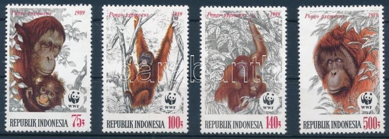 ** 1989 WWF: Orangután Sor Mi 1291-1294 - Altri & Non Classificati
