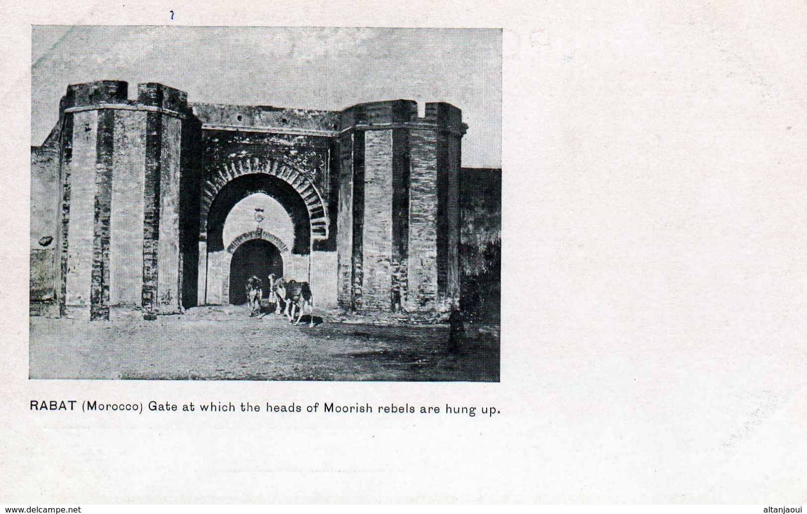 RABAT- 573  1 - Gate At Which The Heads Of Moorish Rebels Are Hung Up. - Rabat