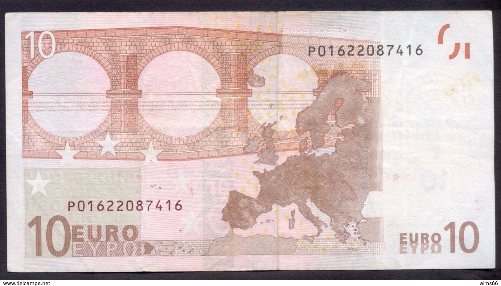 Euronotes 10 Euro 2002  VF < P >< P001 > Netherlands Duisenberg - 10 Euro