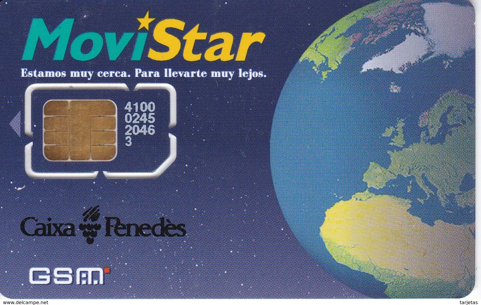 GSMP-008/1 TARJETA GSM-SIM NUEVA CON CHIP EN BUEN ESTADO - CAIXA PENEDES (RRR) VALOR CATÁLOGO 150€ - Telefonica