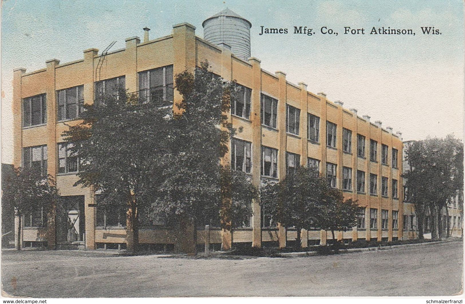 AK Fort Atkinson James Mfg. Co Factory A Janesville Madison Waukesha Lake Mills Jefferson Wisconsin WI United States USA - Janesville