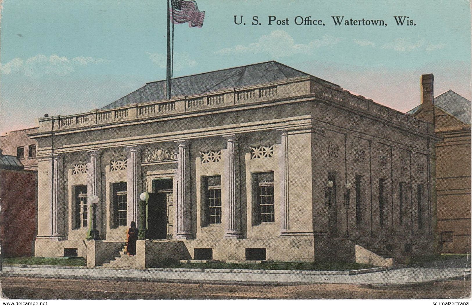 AK Watertown U. S. Post Office A Waukesha Madison Clyman Johnsons Creek Hubbleton Wisconsin WI United States USA - Waukesha