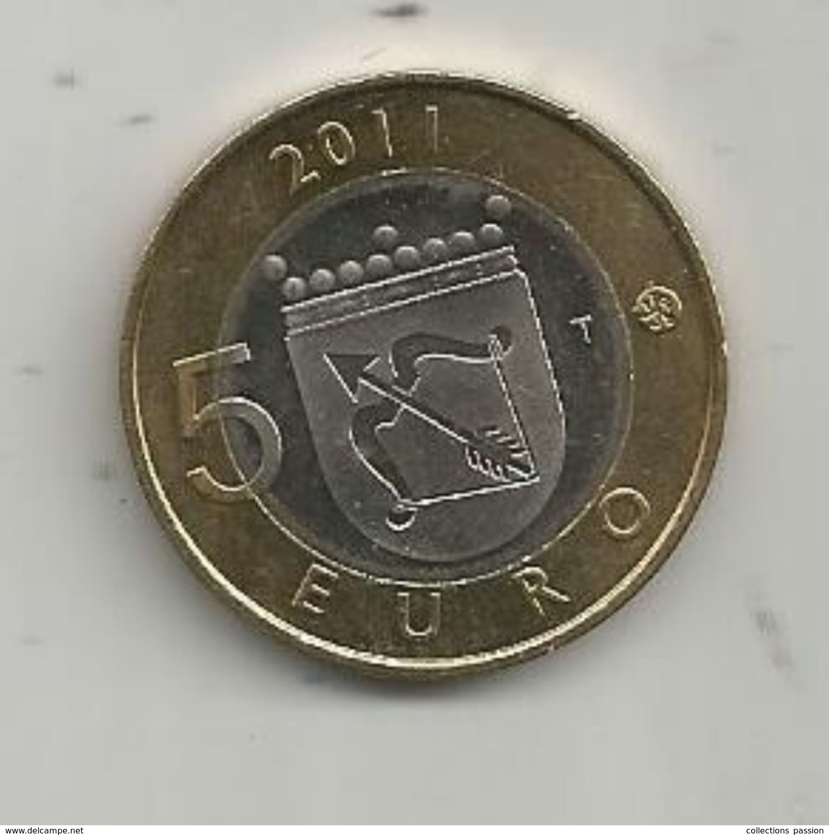 Monnaie , SUOMI FINLAND , 5 Euro , 2011 , 2 Scans, Frais Fr : 1.95 E - Finlande