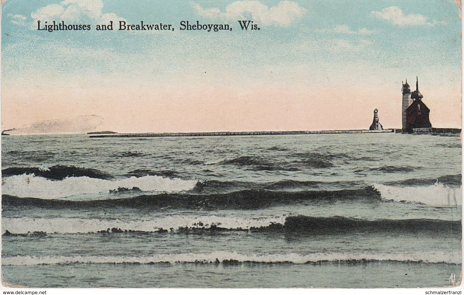 AK Sheboygan Lighthouse Breakwater A Appleton Plymouth Oostburg Fond Du Lac Cleveland Wisconsin WI United States USA - Appleton