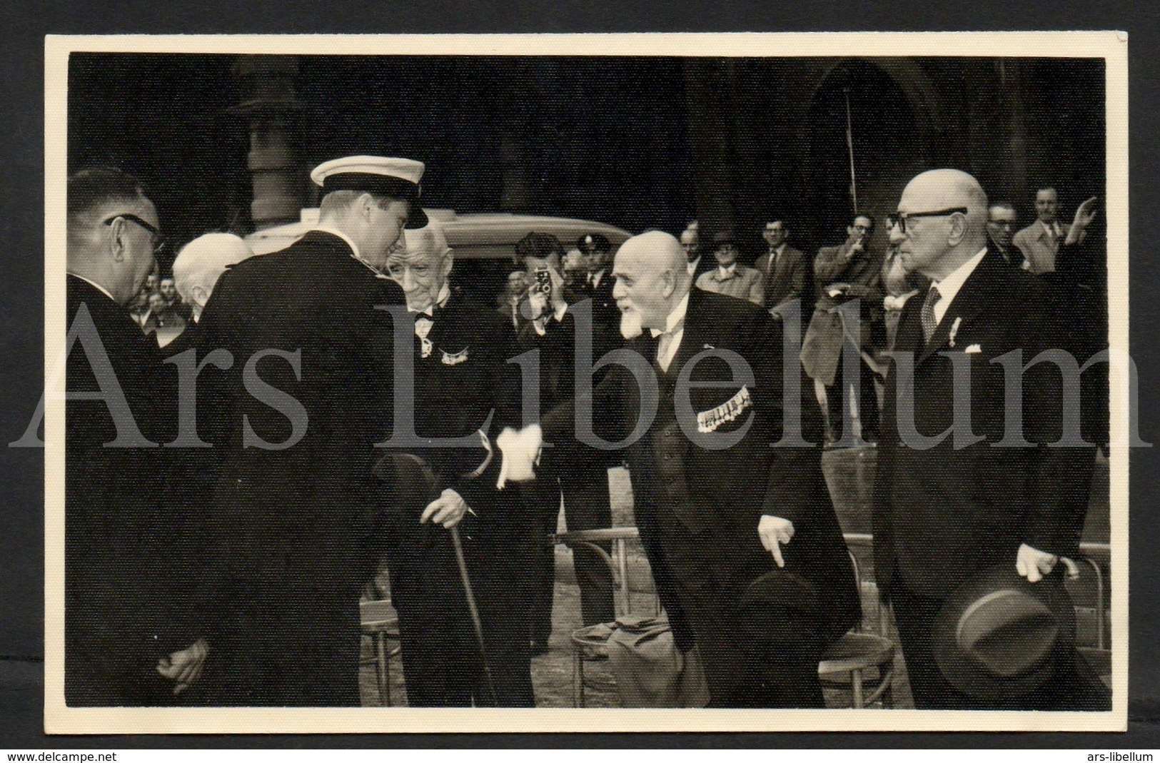 Photo Postcard / ROYALTY / / Belgique / Prins Albert / Prince Albert / 1956 / 70 Anniversaire Force Publique Du Congo - Regimenten