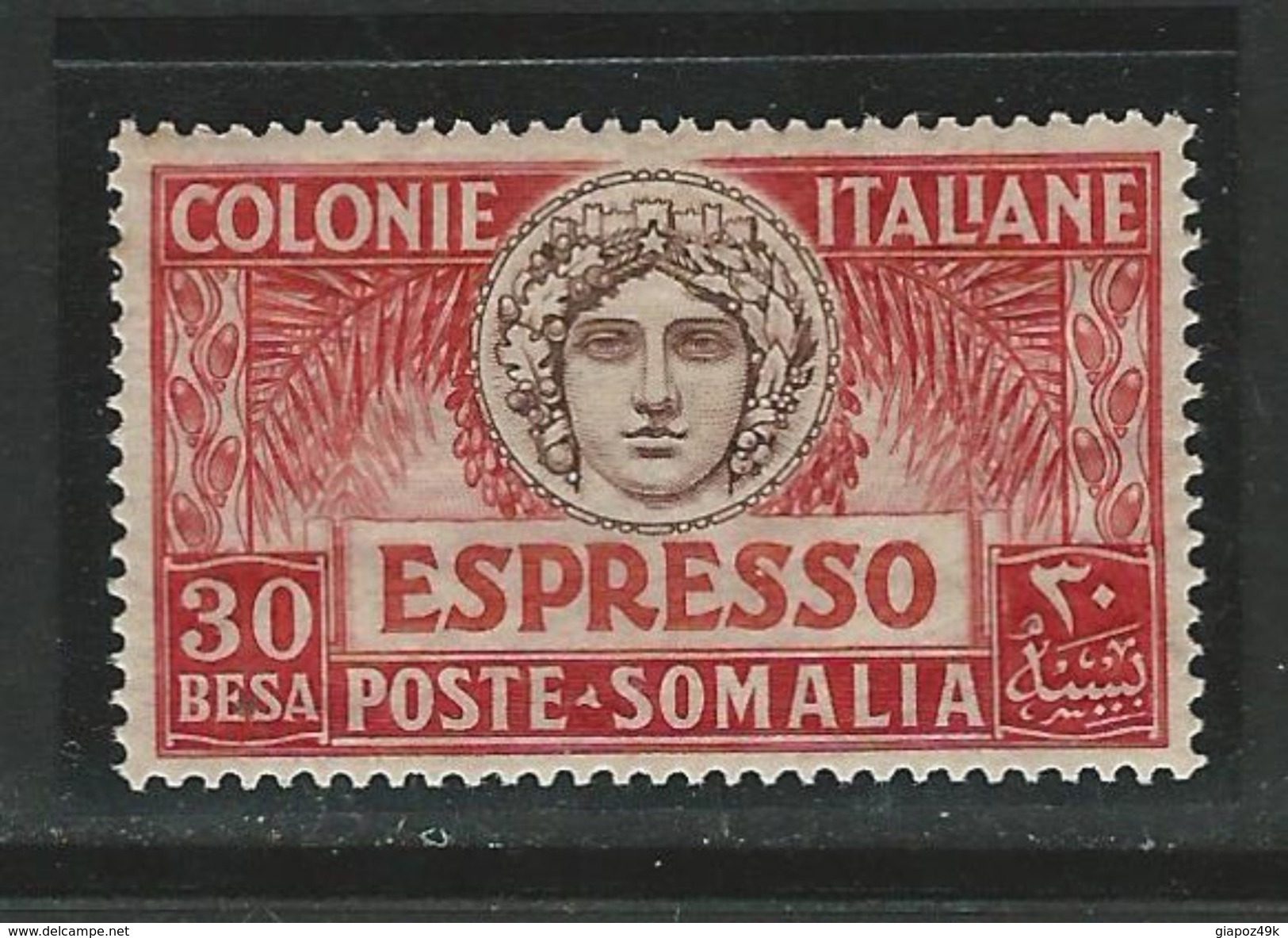ITALIA REGNO - SOMALIA 1924 - ESPRESSI N. 3 Nuovo * - Cat. 15 € - Lotto 1820 B - Somalia