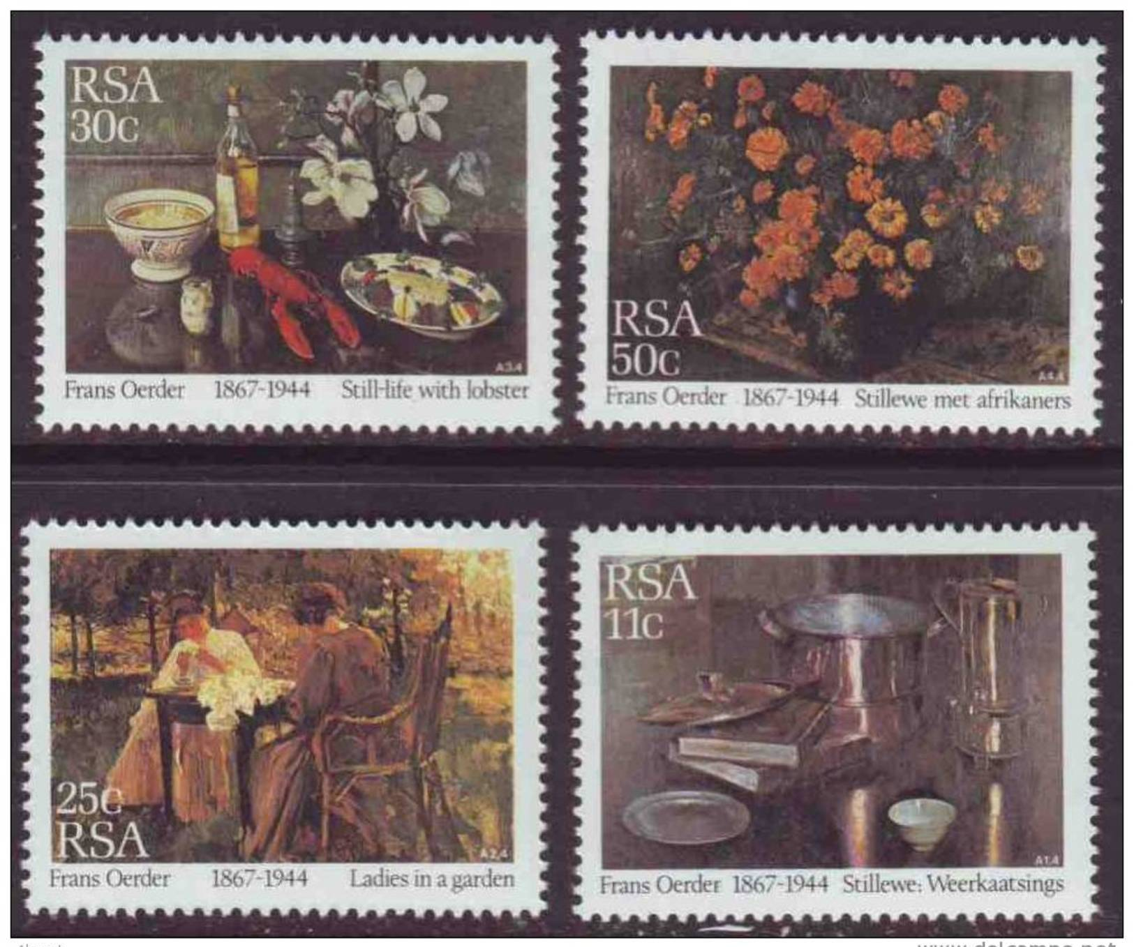 D90819 South Africa 1985 ARTIST PAINTING MNH Set - Afrique Du Sud Afrika RSA - Other & Unclassified