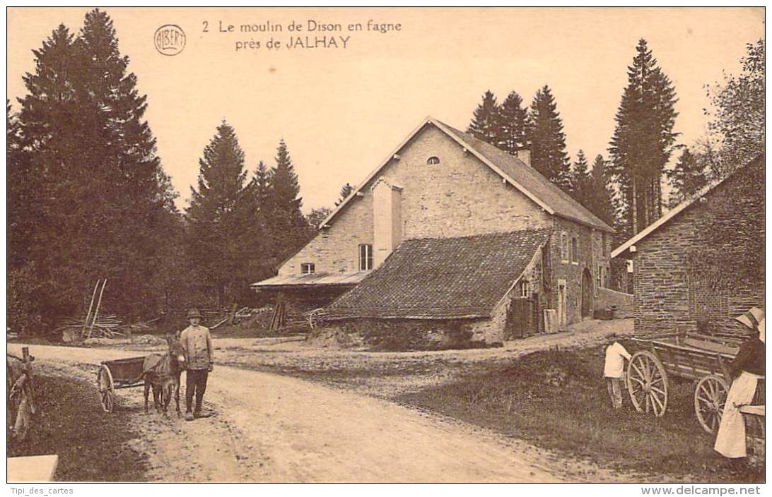 Belgique - Près De Jalhay - Le Moulin De Dison En Fagne (attelage D'âne) - Jalhay