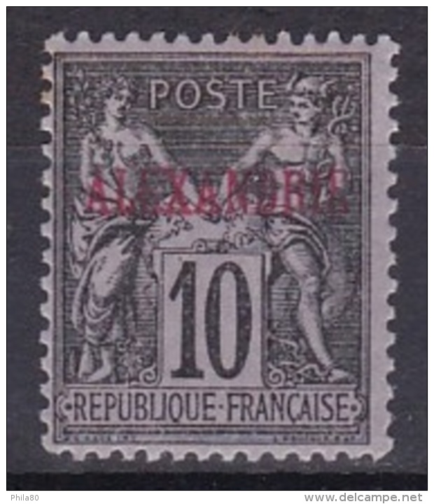 Alexandrie N°8 (type II) Neuf Avec Infime Trace De Charnière Et Petite Tache Au Dos - Ungebraucht