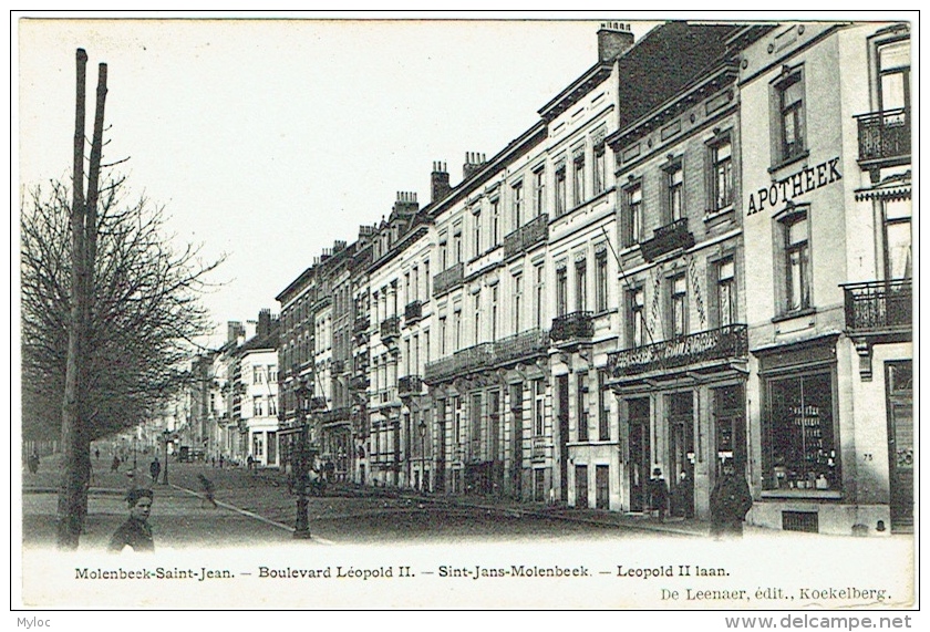 Molenbeek-Saint-Jean. Boulevard Léopold II. - Molenbeek-St-Jean - St-Jans-Molenbeek