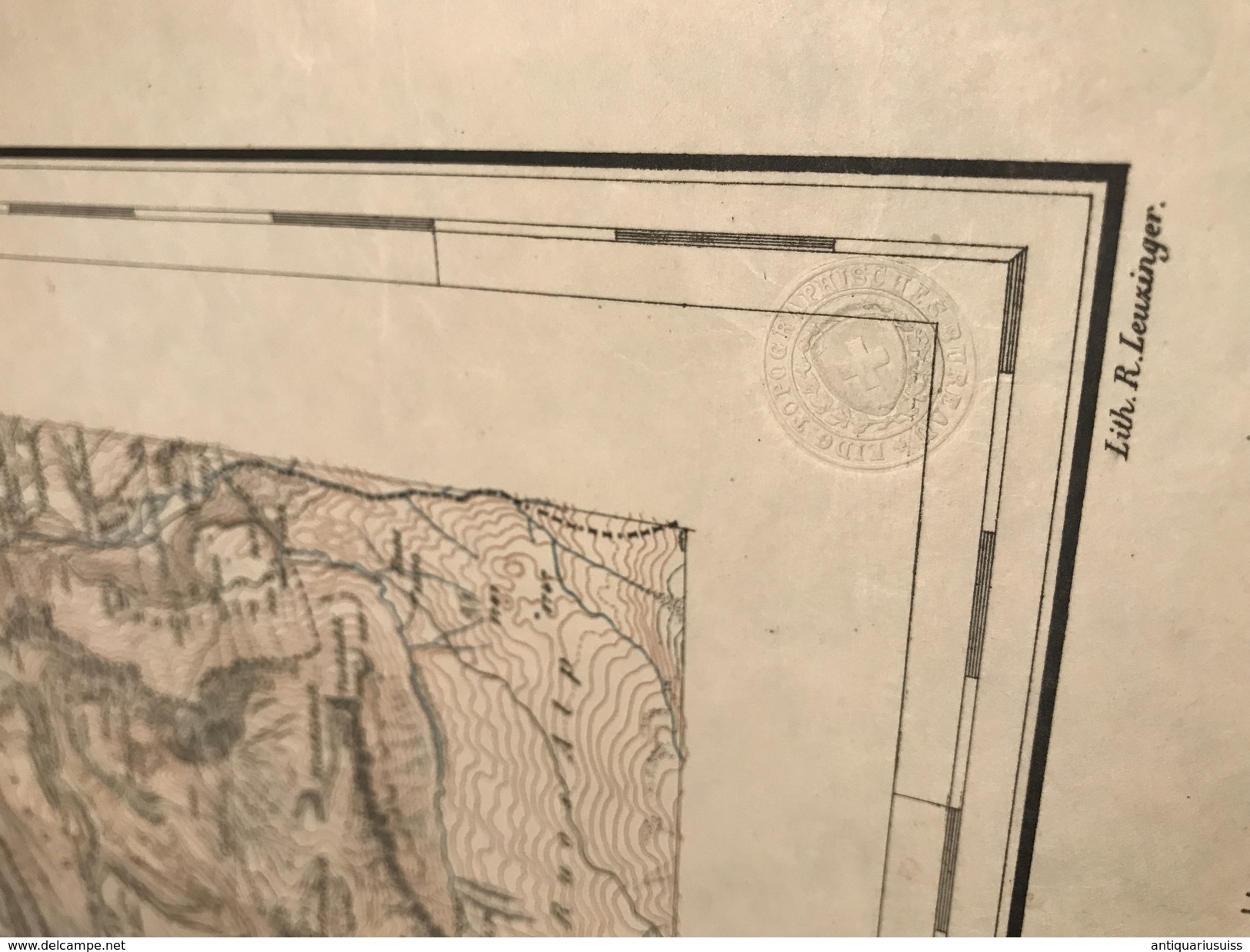 Muotathal - TOPOGRAPHISCHE Atlas DER SCHWEIZ - 1882 -CARTE TOPOGRAPHIQUE DE LA SUISSE - Siegfriedatlas - Blatt Nr. 399 - Cartes Topographiques