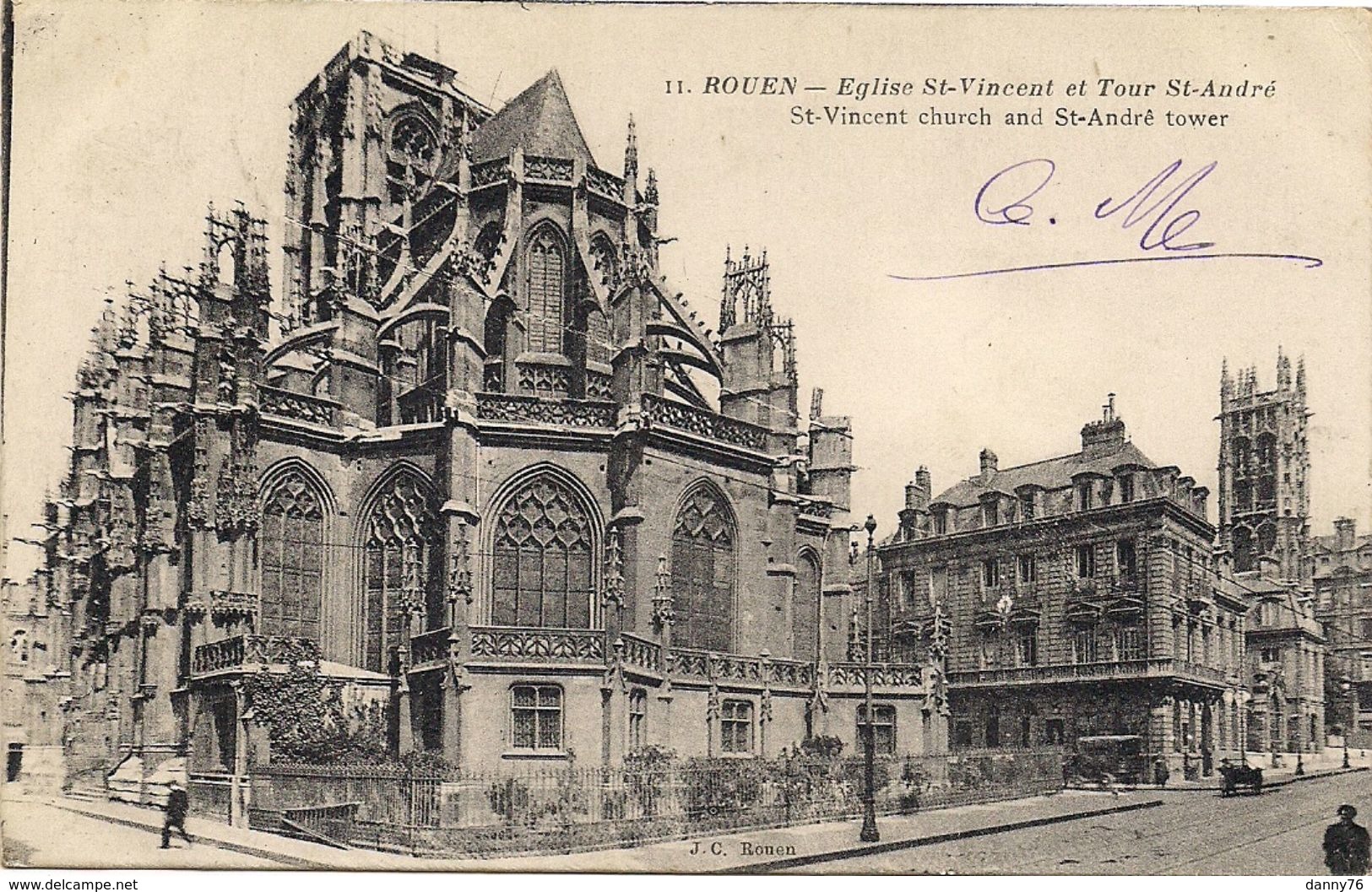 ROUEN *76* EGLISE SAINT VINCENT ET TOUR SAINT ANDRE *ST VINCENT CHURCH AND ST ANDRE TOWER * - Rouen