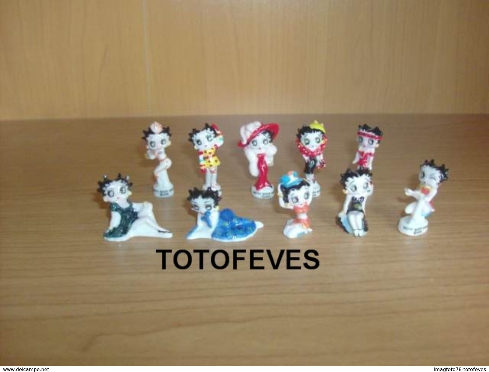 SERIE COMPLETE BETTY BOOP 10 FEVES N°149 - Altri & Non Classificati