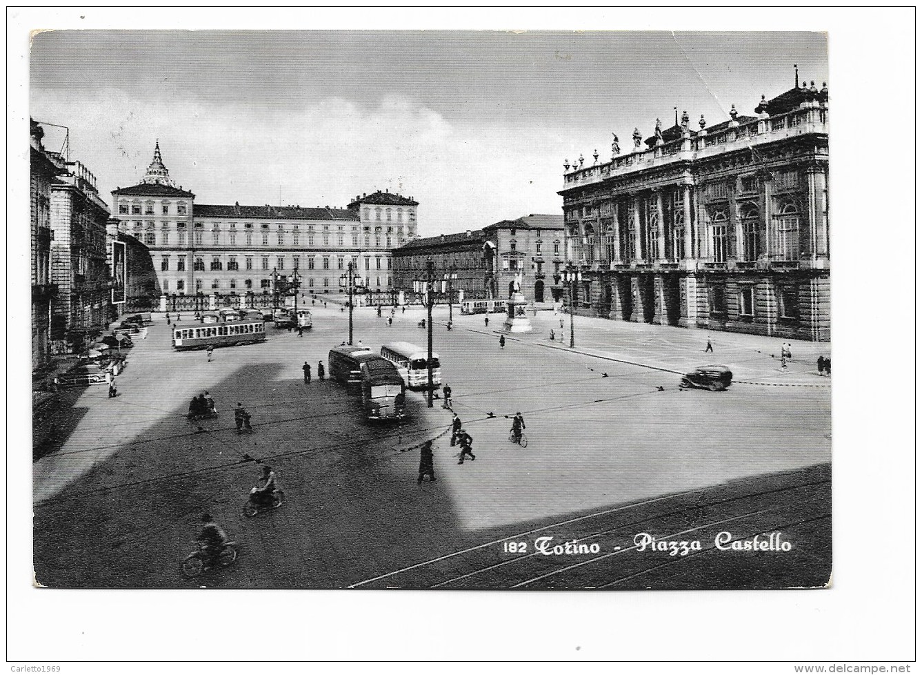 TORINO PIAZZA CASTELLO  VIAGGIATA FG - Autres & Non Classés