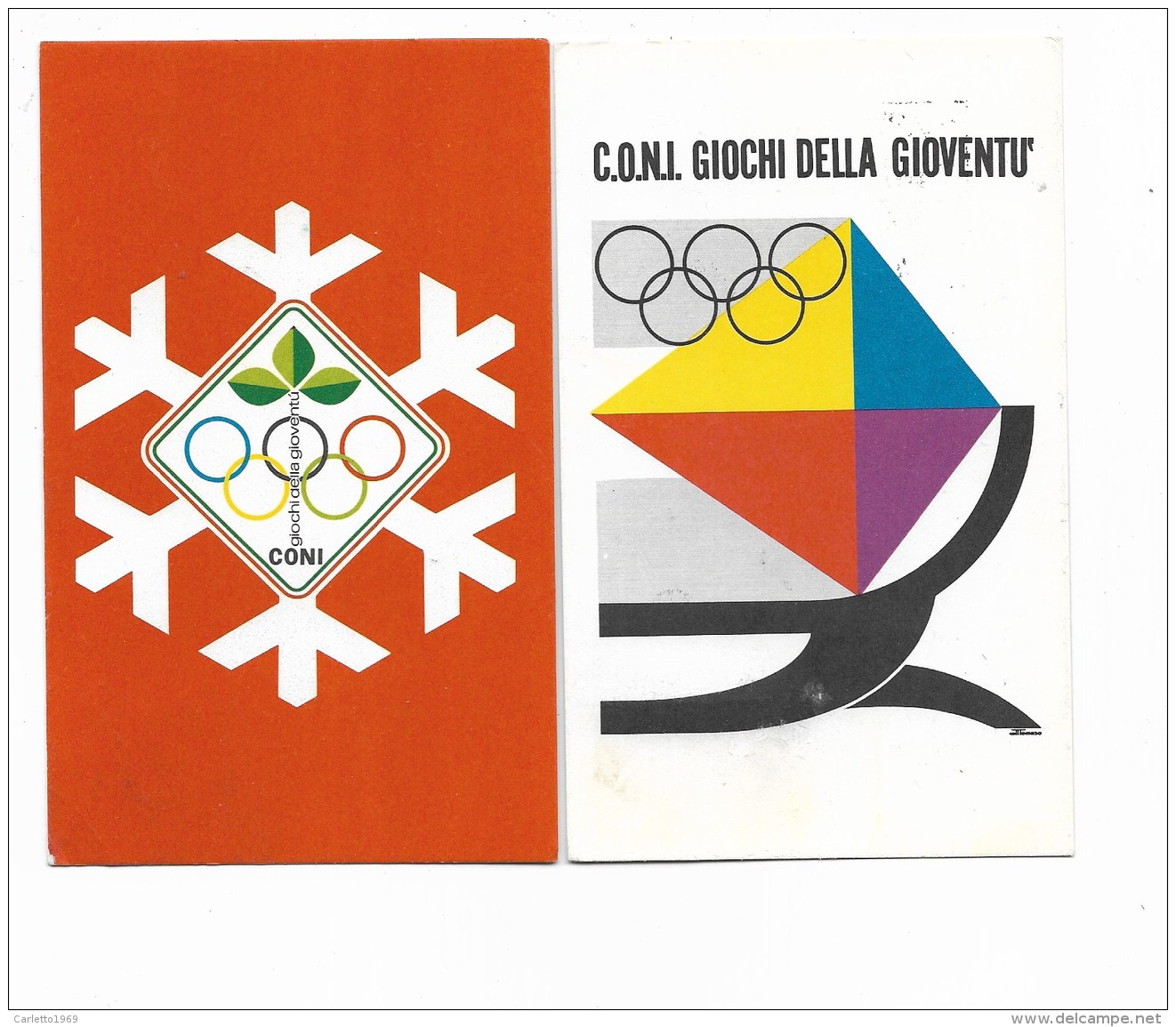 C.O.N.I. GIOCHI DELLA GIOVENTU' - FRANCOBOLLI 1977 - 1980 FP - Olympische Spiele