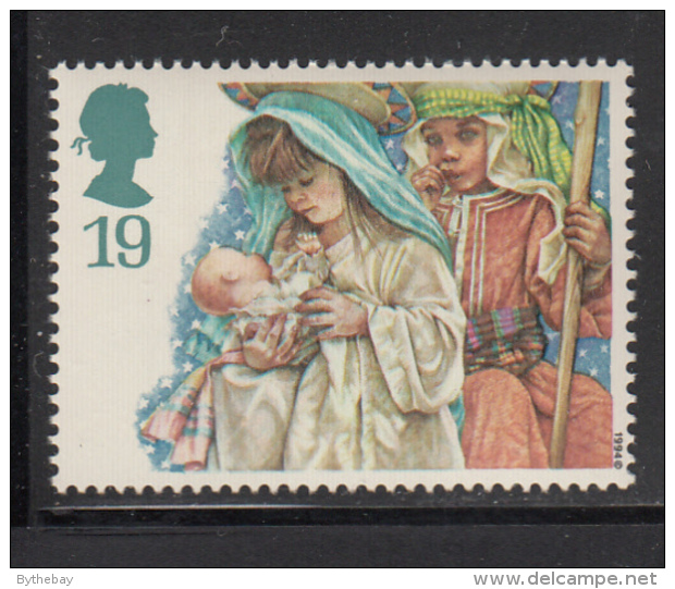 Great Britain 1994 MNH Scott #1581 19p Mary, Joseph, Jesus - School Children - Christmas - Noël