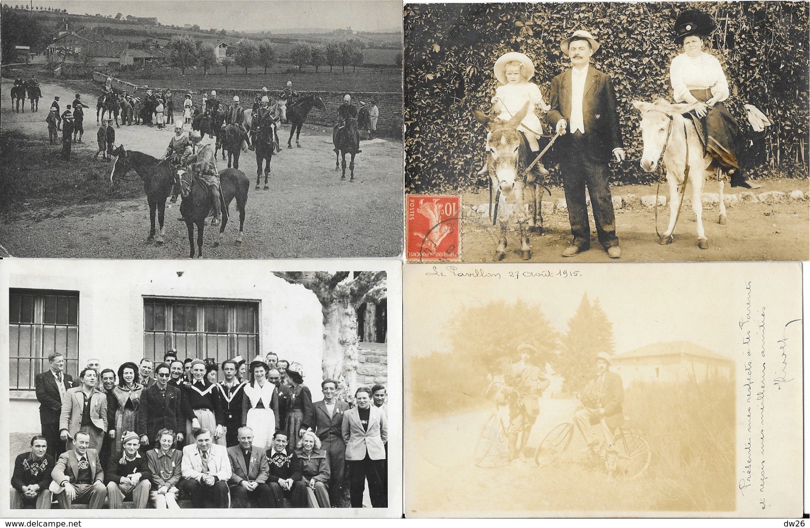 Lot de 100 cartes et cartes-photo à identifier  recherche: Familles, évènements, personnages, militaria... 1900 à 1950