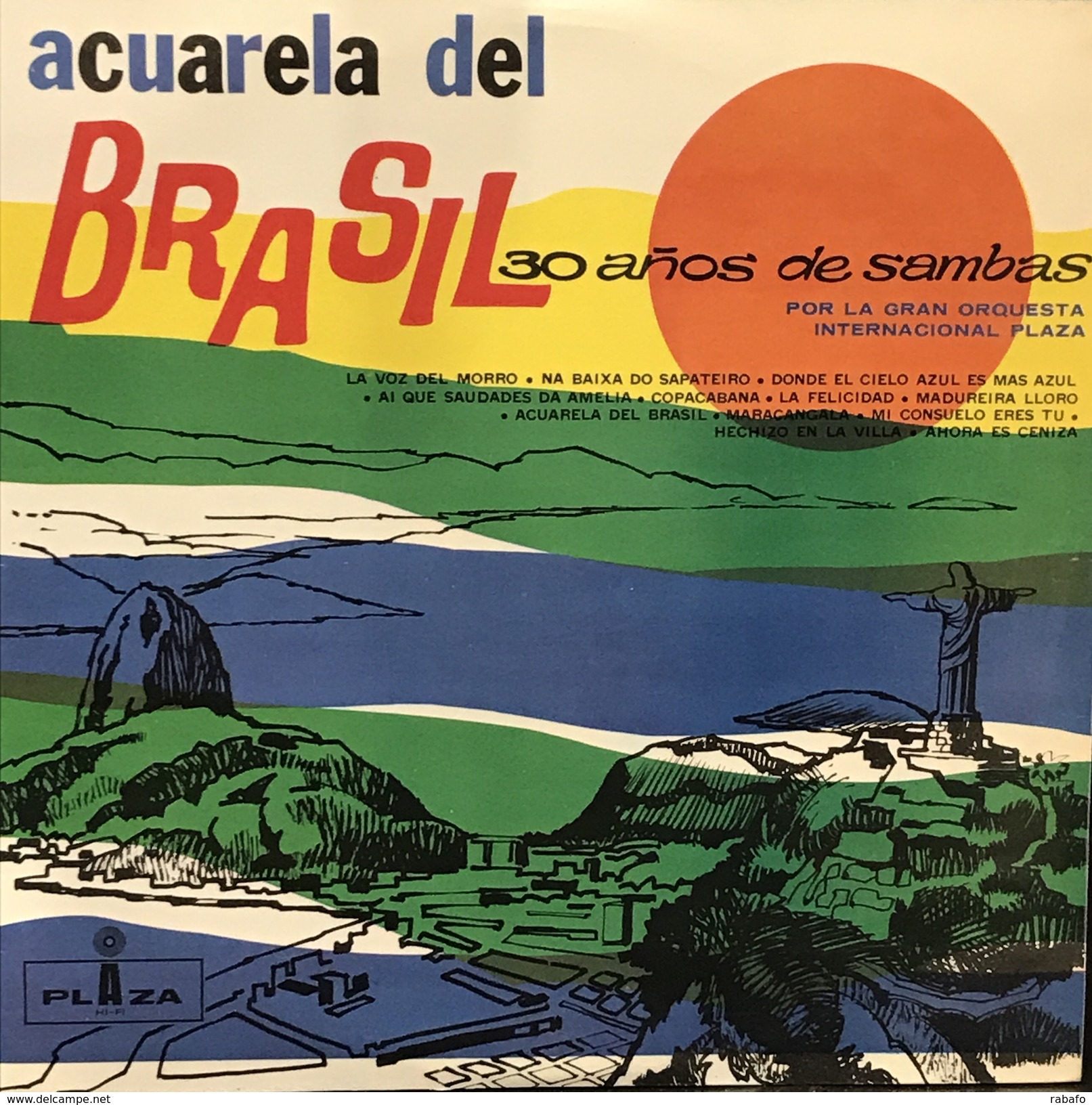 Caja de 4 LPs Acuarela del Brasil edición argentina años 60