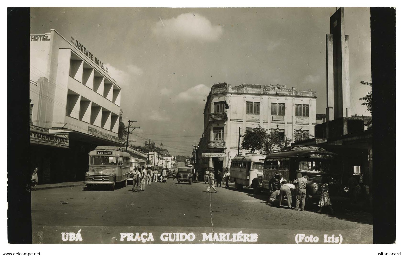 MINAS - GERAIS - UBÁ - Praça Guido Marliére ( Foto Iris) Carte Postale - Belo Horizonte