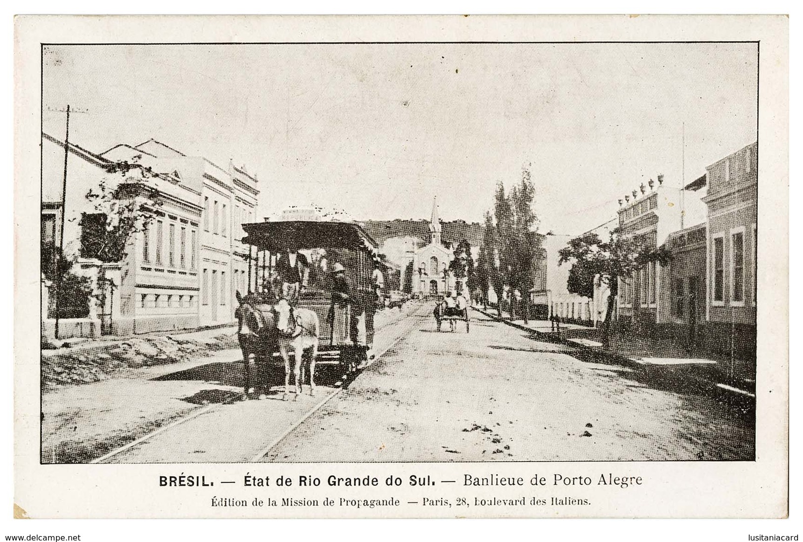 RIO GRANDE DO SUL - État De Rio Grande Do Sul- Banlieue De Porto Alegre.( Ed. Mission De Propagande) Carte Postale - Porto Alegre