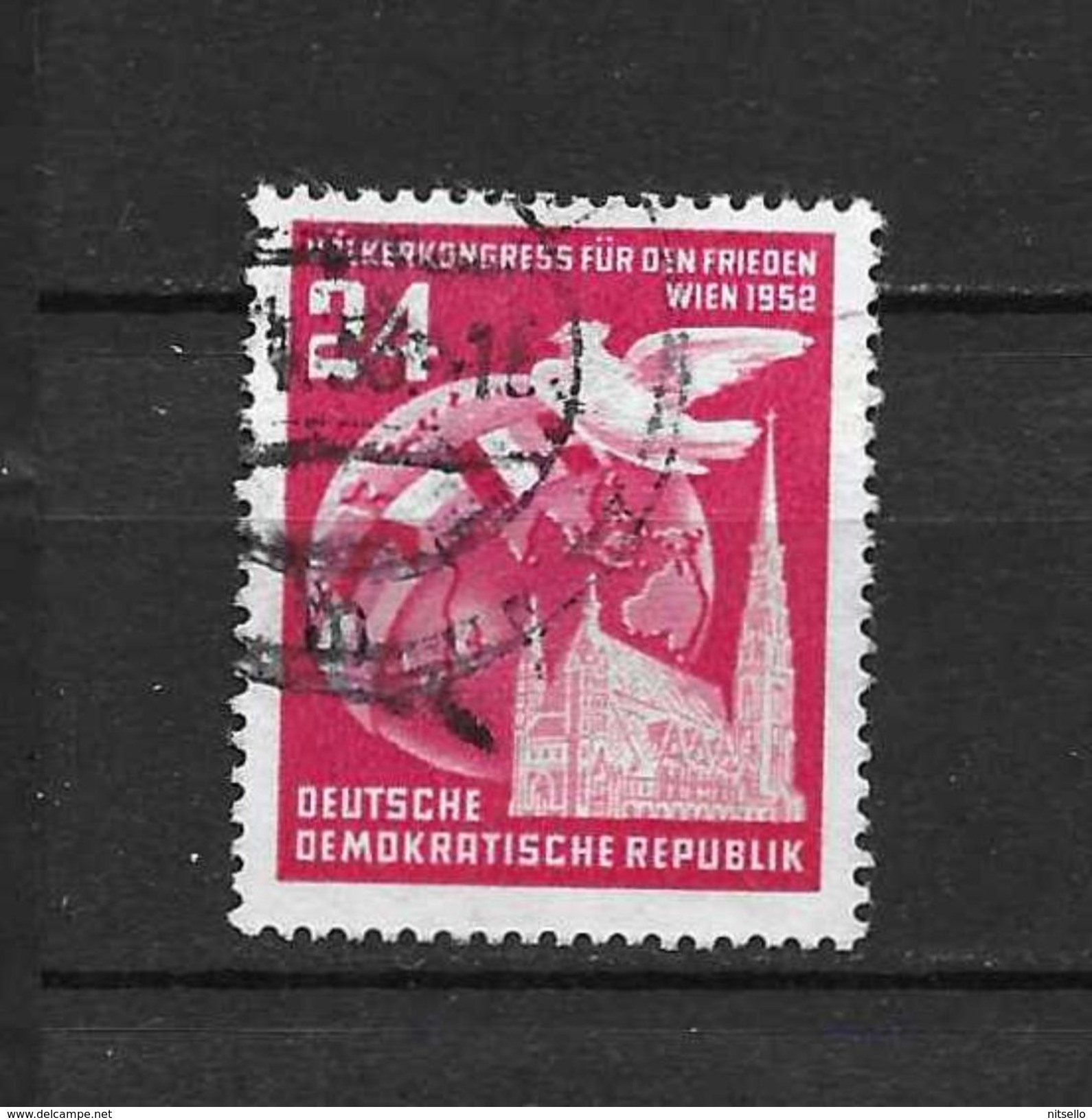 LOTE 1521   ///   (C015) ALEMANIA ORIENTAL (DDR)  -  YVERT Nº:  76     ¡¡¡¡¡ LIQUIDATION !!!!!!! - Gebraucht