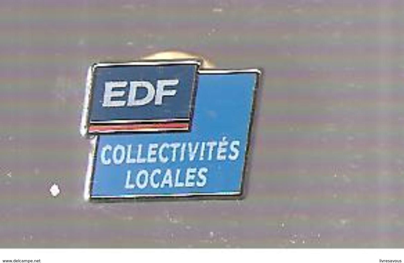 Pin's EDF EDF COLLECTIVITES LOCALES - EDF GDF