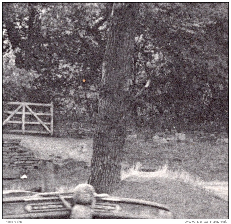 Angleterre Pont De Pierre Canal Et Bateaux Campagne Anglaise Ancienne Photo 1900 - Anciennes (Av. 1900)