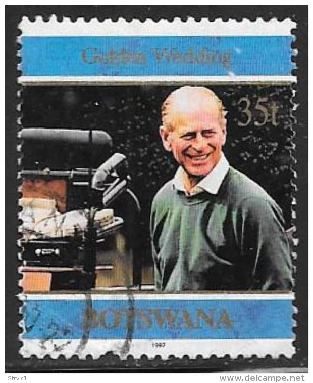 Botswana, Scott # 644 Used Royal Wedding Anniv., 1997 - Botswana (1966-...)