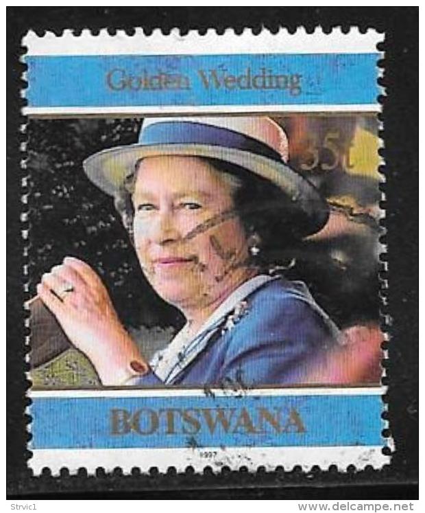 Botswana, Scott # 645 Used Royal Wedding Anniv., 1997 - Botswana (1966-...)