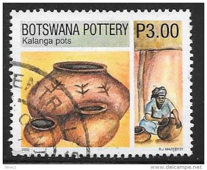Botswana, Scott # 738 Used Pottery, 2002 - Botswana (1966-...)