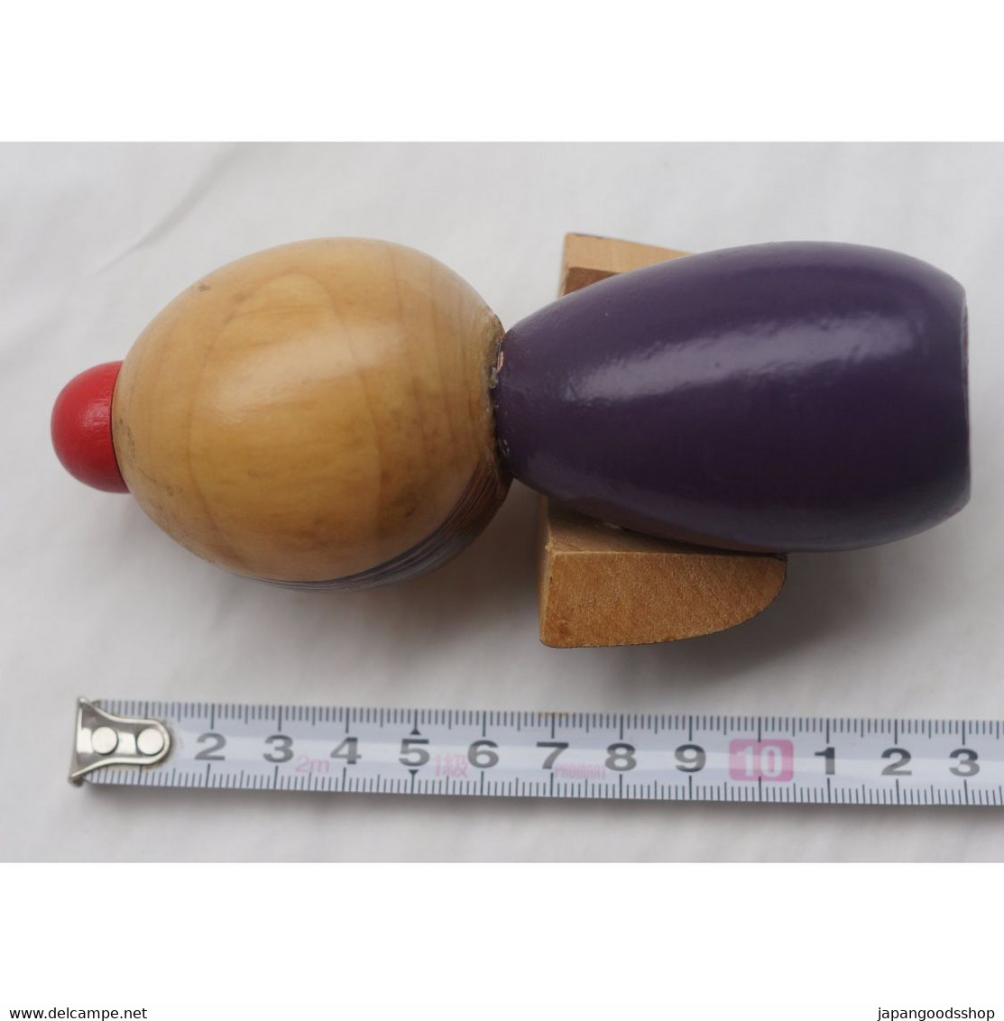 Japanese Wooden Doll " Kokeshi Chan " - Asian Art