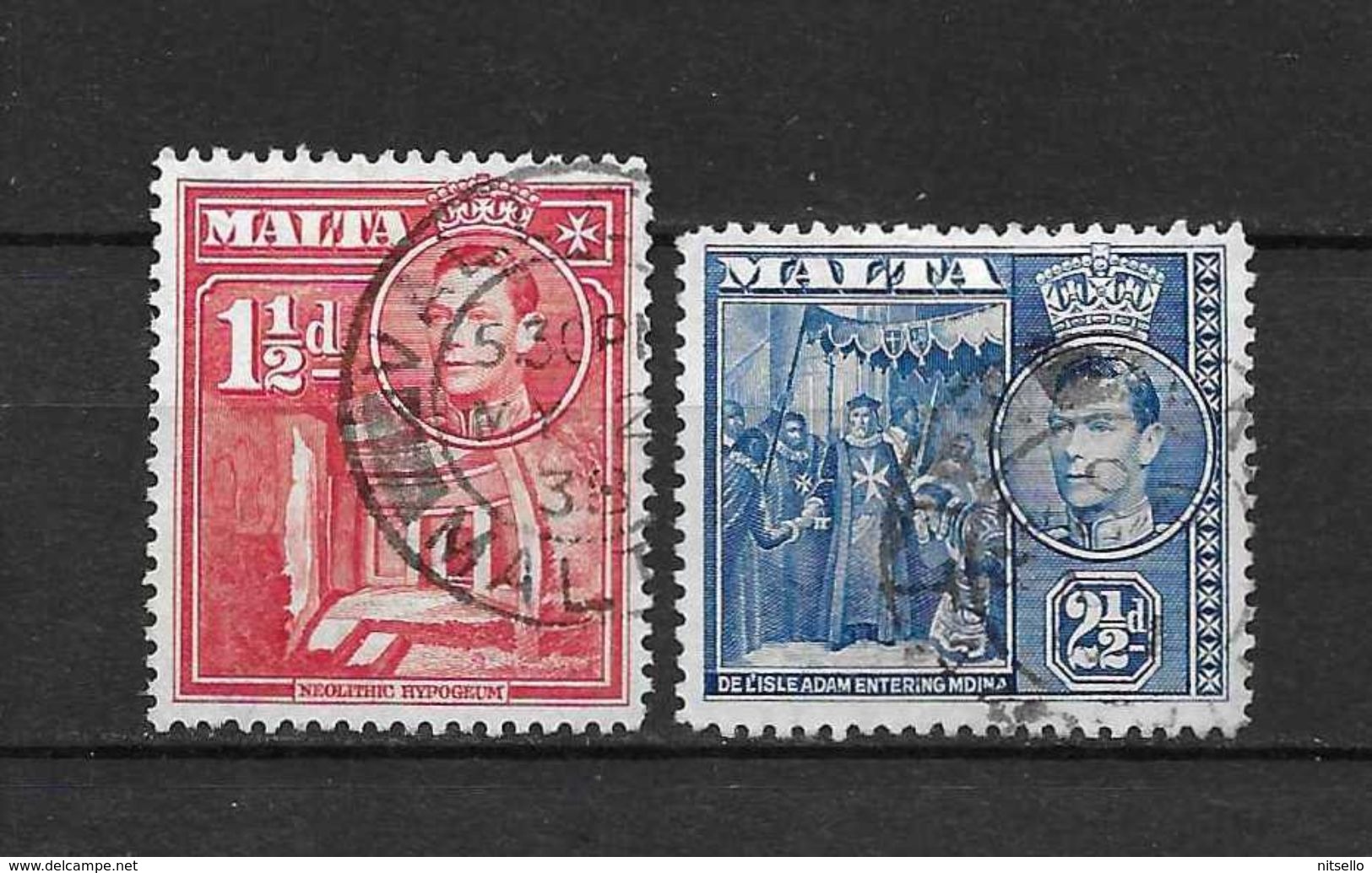 LOTE 1984   ///   (C006) MALTA 1938   YVERT Nº: 181 Y 183  ¡¡¡¡¡ LIQUIDATION !!!!!!! - Malte (...-1964)