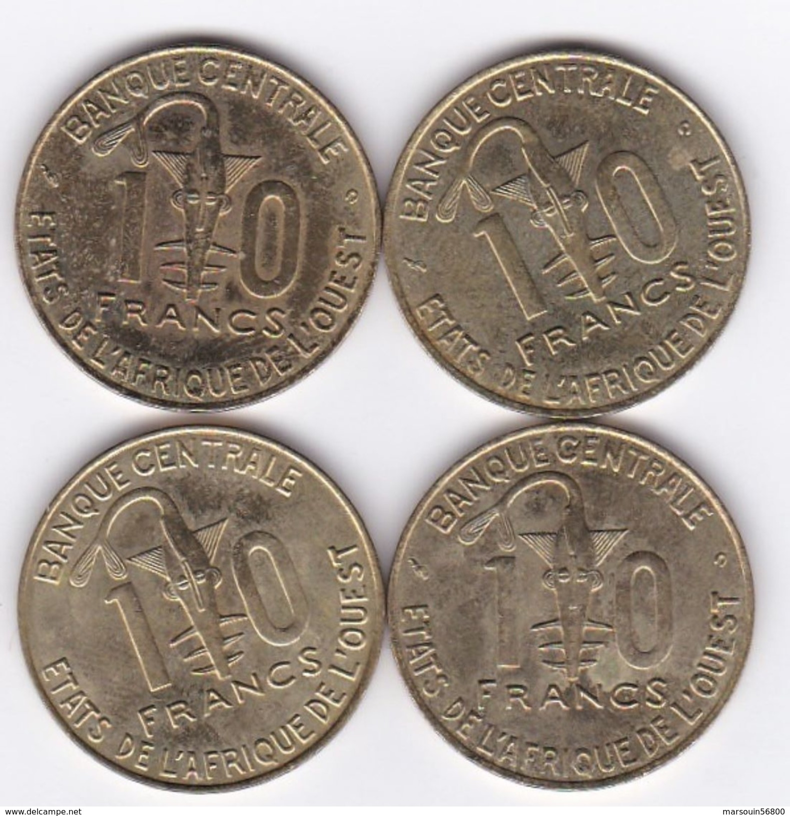 Union Monétaire  Afrique De L'Ouest (BCEAO)- 10 Francs  / KM 15 - Altri – Africa