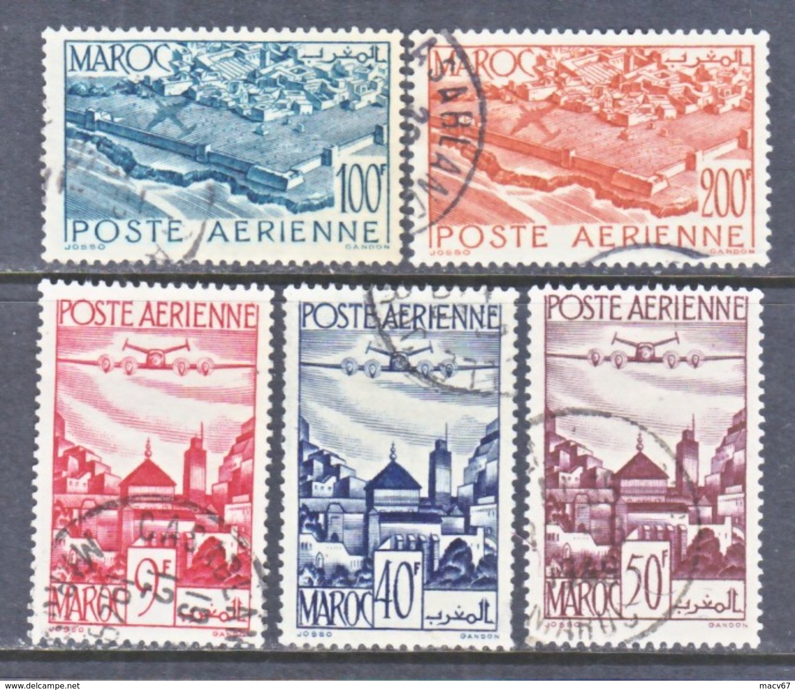 FRENCH  MOROCCO  C 34-8   (o) - Airmail